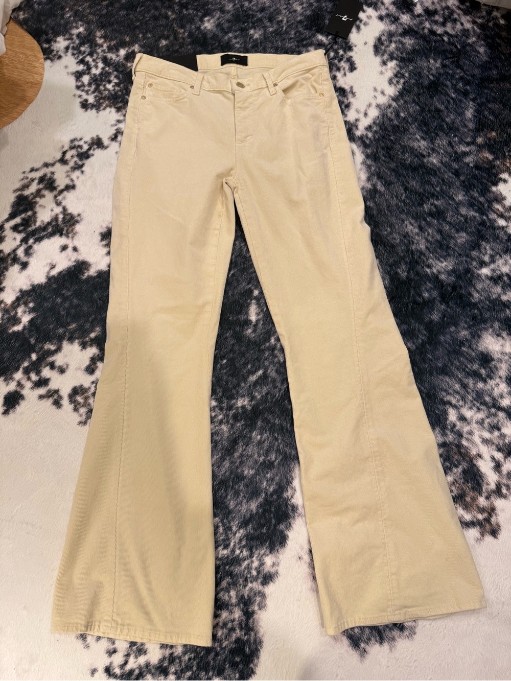 NWT 7 For All Mankind Dojo Tailorless Cord Jeans